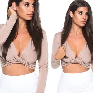 Naked Wardrobe crop top